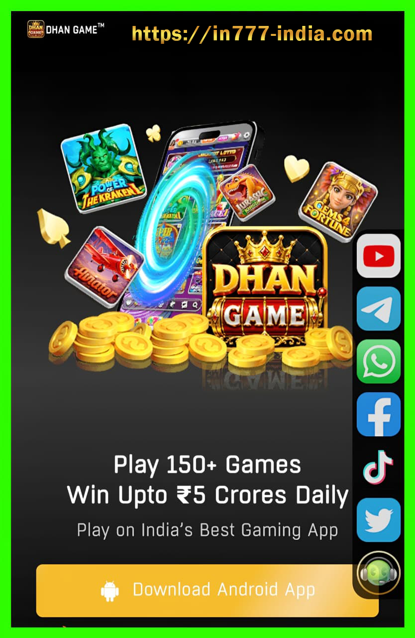Dhan Game Android guide banner for Indian users