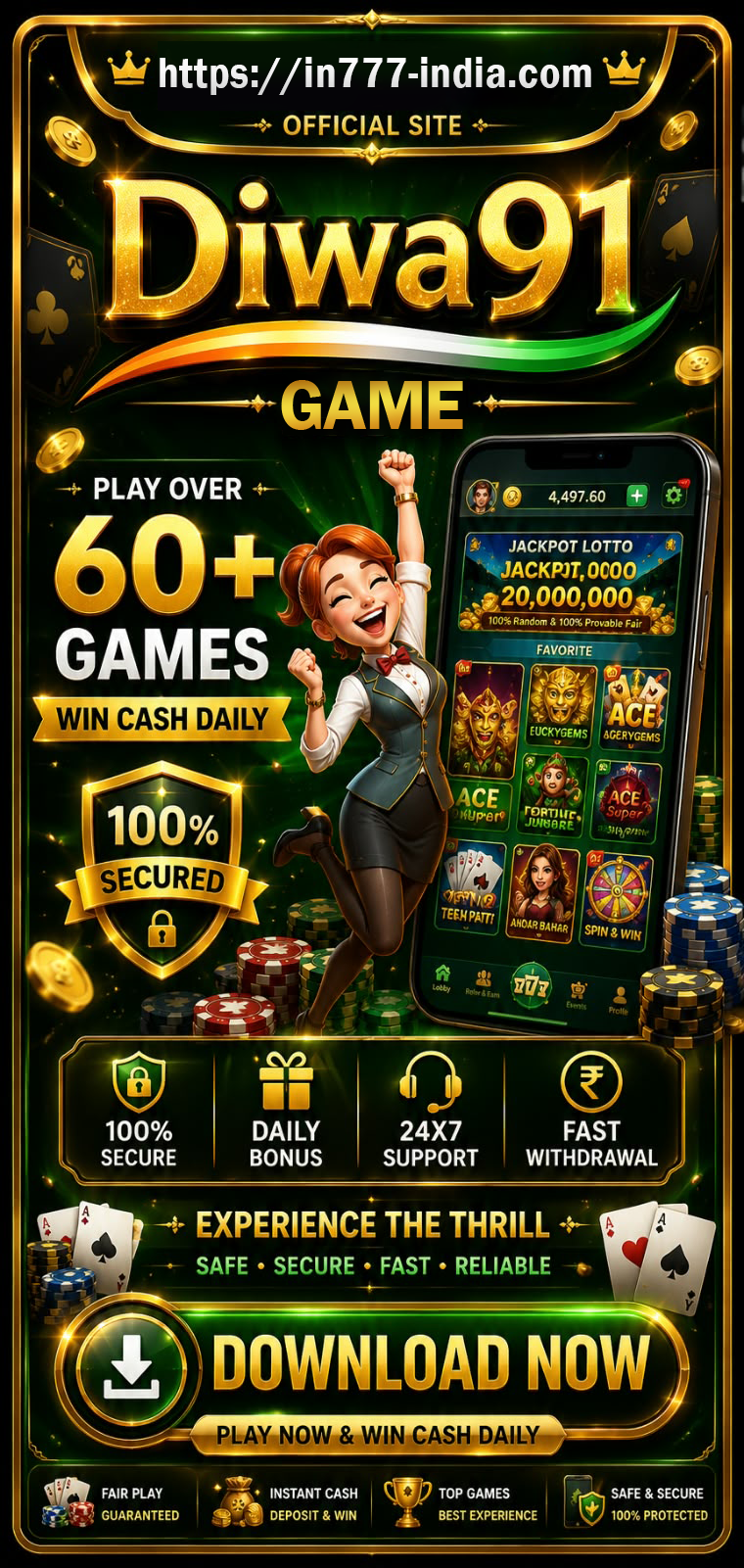 Diwa 91 Game Android guide banner for Indian users