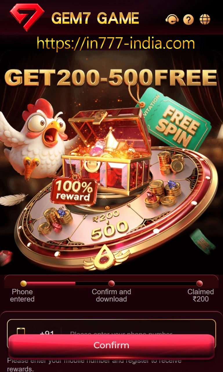 GEM7 Game Android guide banner for Indian users