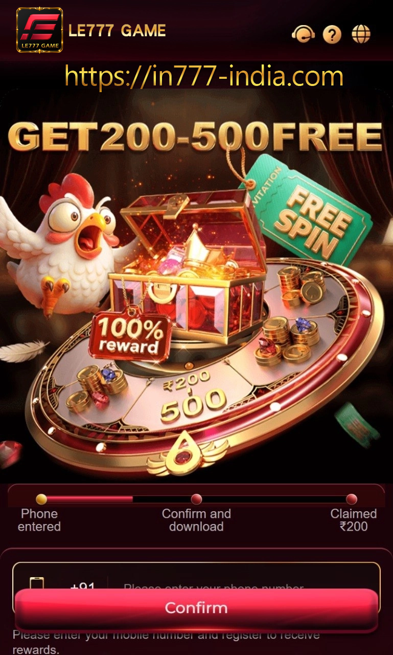 LE777 Game Android guide banner for Indian users