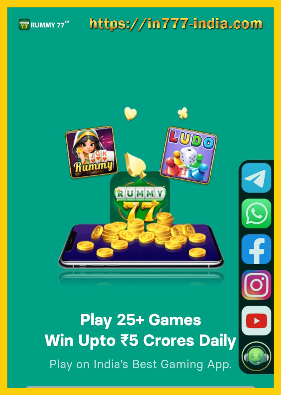 Rummy 77 Android guide banner for Indian users
