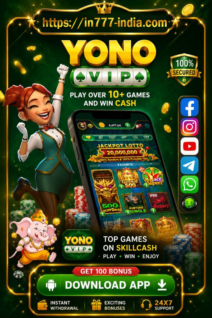 Yono VIP Android guide banner for Indian users